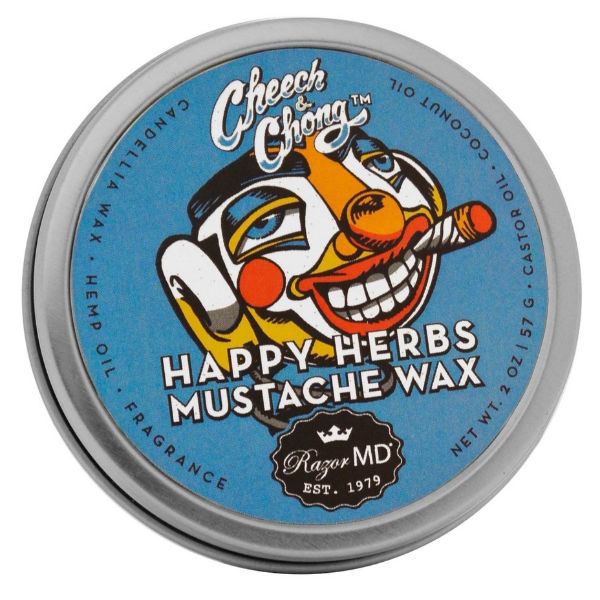 cheech and chong happy herbs mustache wax