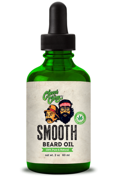 smooth beard oil front final product image