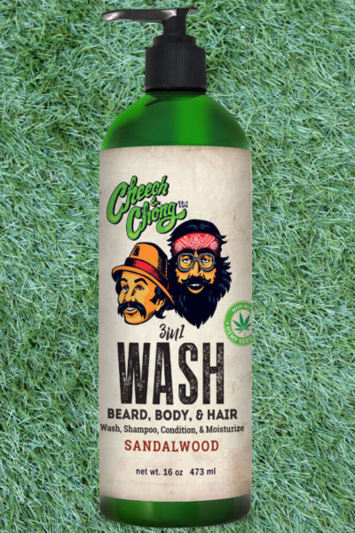 WASH Beard Body & Hair on grass background